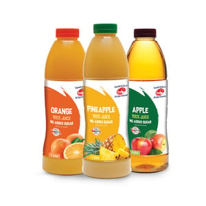 Al Ain Fresh Juice Assorted 3 x 1Litre