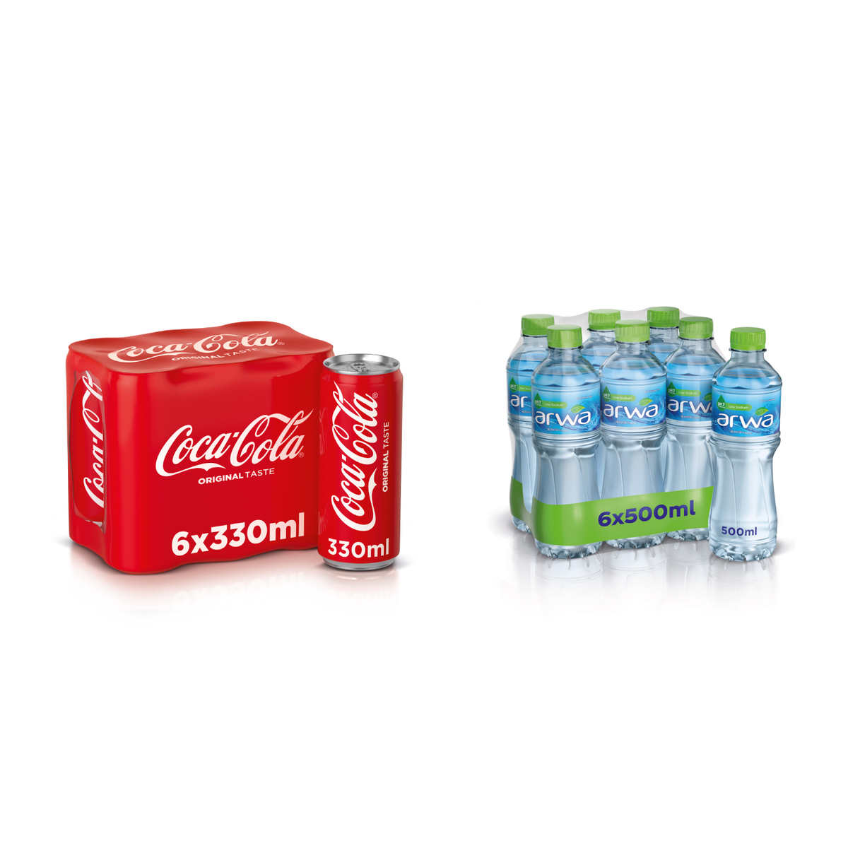 Coca Cola Can 6 x 330 ml + Offer