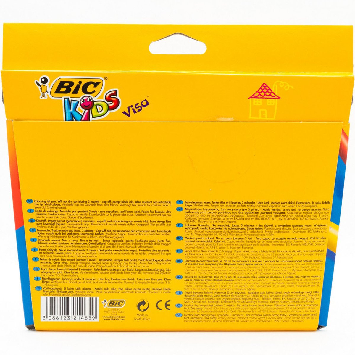 Bic Kids Visa Coloring Felt Pen 18's 960