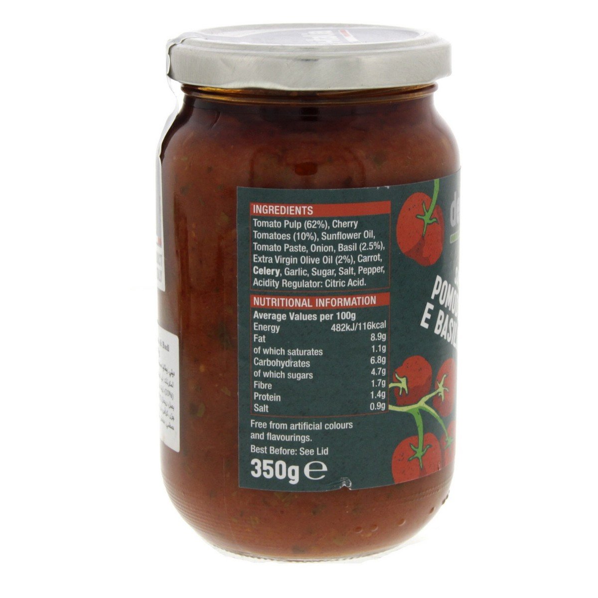 Deli-Italia Tomato And Basil Sauce 350 g