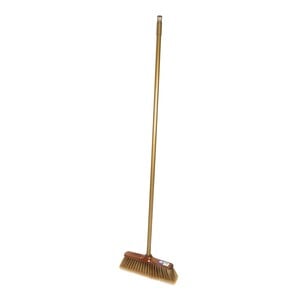 Mr.Brush 125.10 Reg Golden Soft Broom with long Stick, Assorted colors