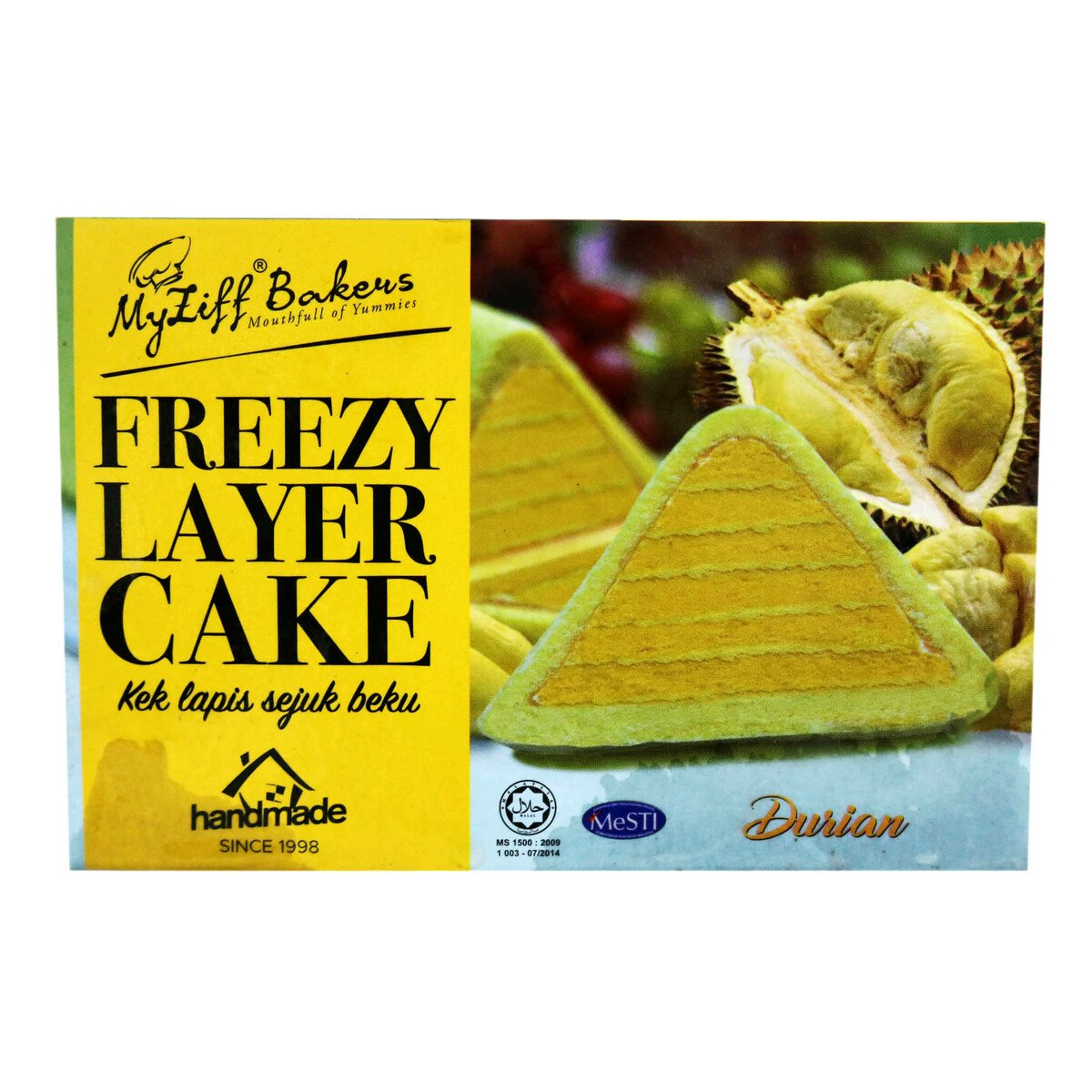 Myziff Bakers Freezy Layer Cake Durian 300g