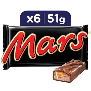 MARS Chocolate Bar 51g x 6pcs