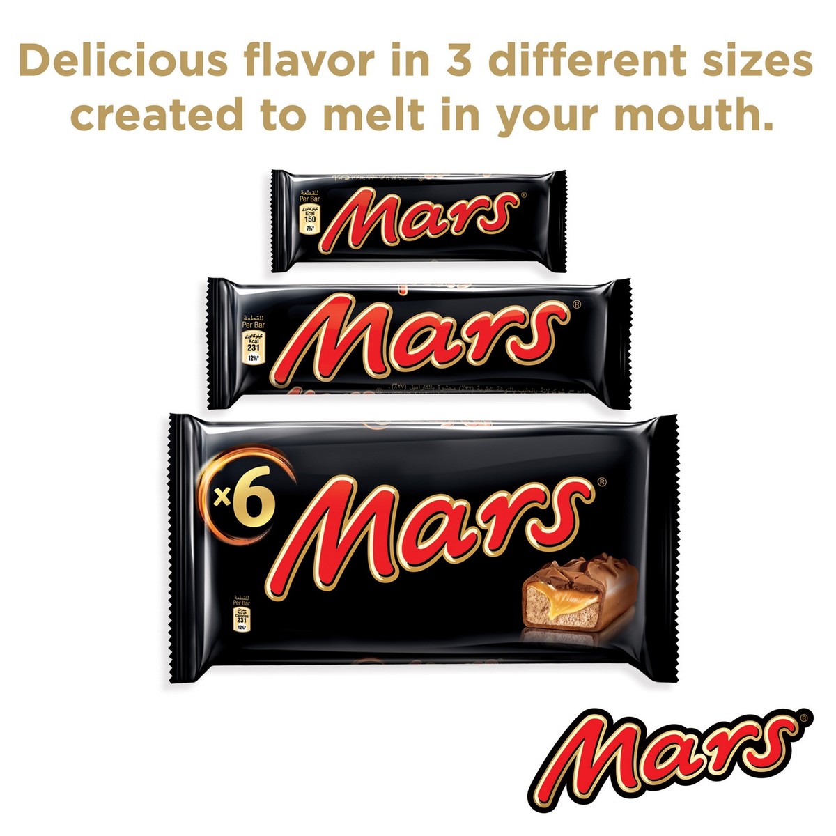 MARS Chocolate Bar 6 x 51 g