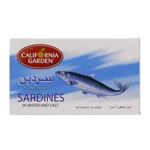 California Garden Sardines in Water and Salt 125g