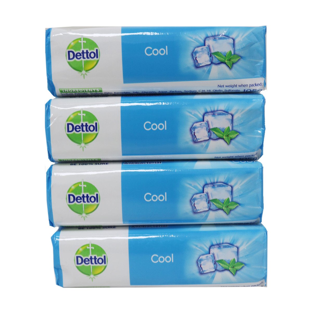 Dettol Bath Soap Cool 4 x 105g