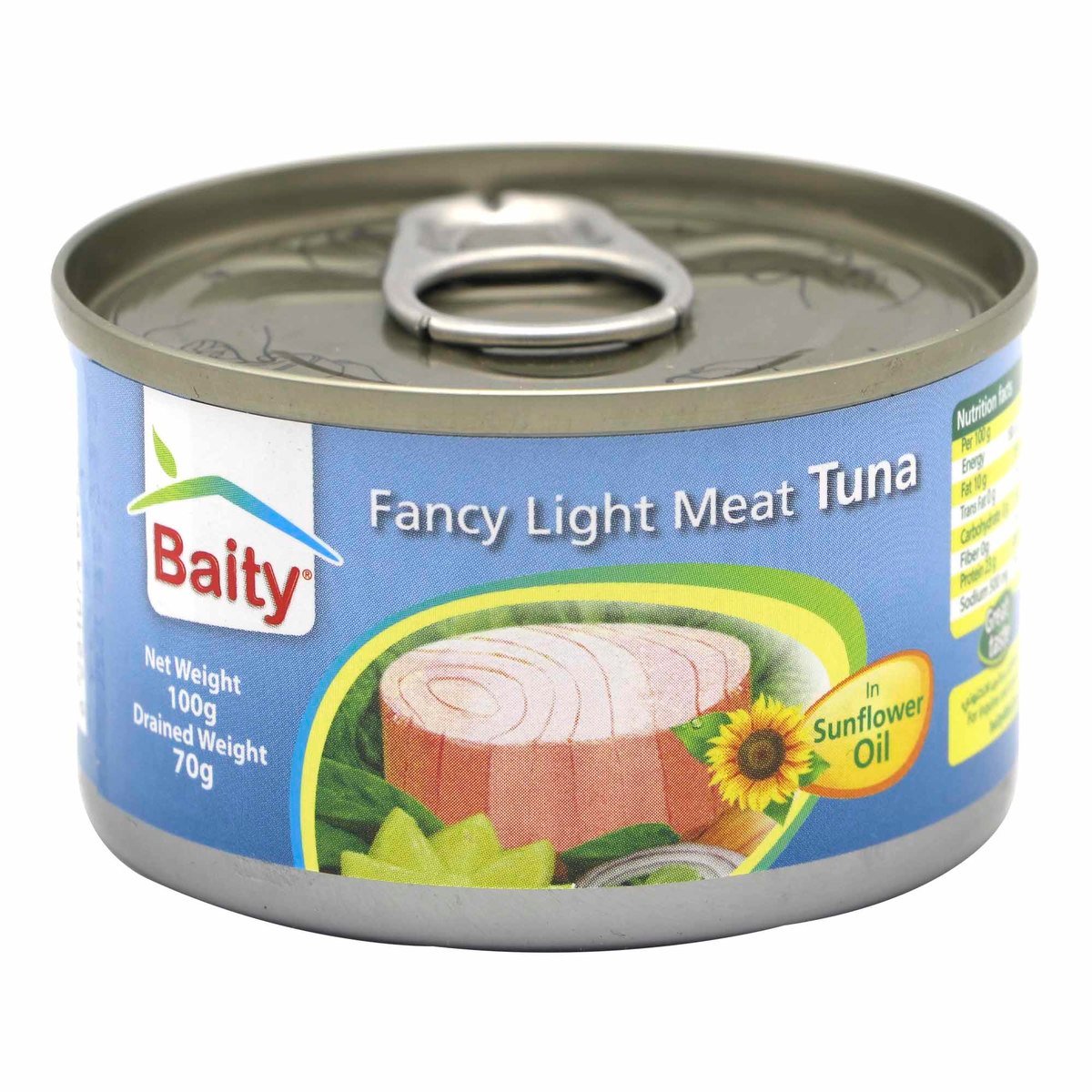 Baity Fancy Light Meat Tuna In Sunflower Oil 100g