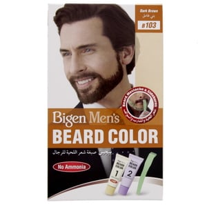 Bigen Men's Beard Color B103 Dark Brown 1 pkt