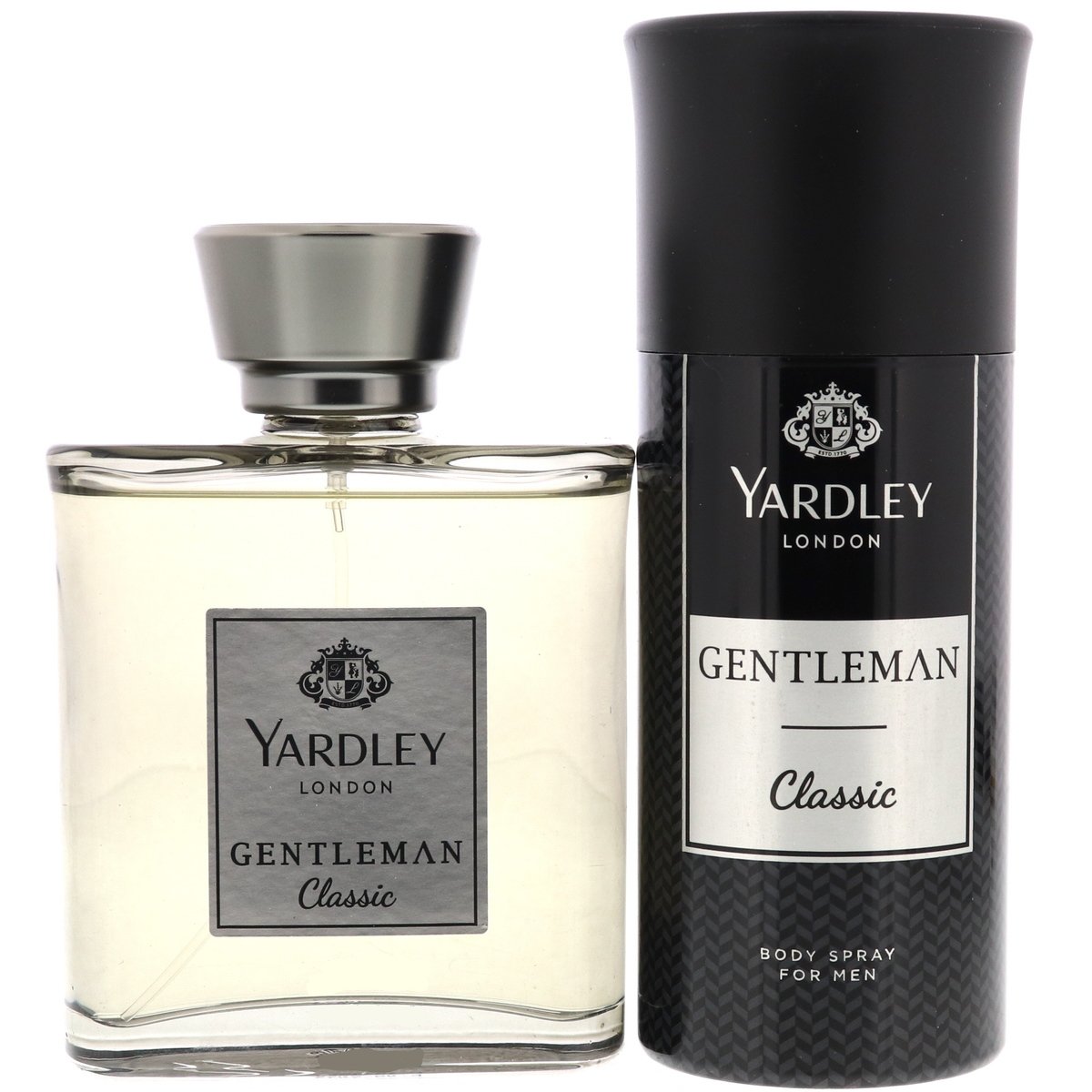 Yardley EDT Gentleman Classic 100 ml + Deodorant Body Spray For Men 150 ml