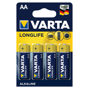 Varta Long Life Alkaline Battery AA 4pcs