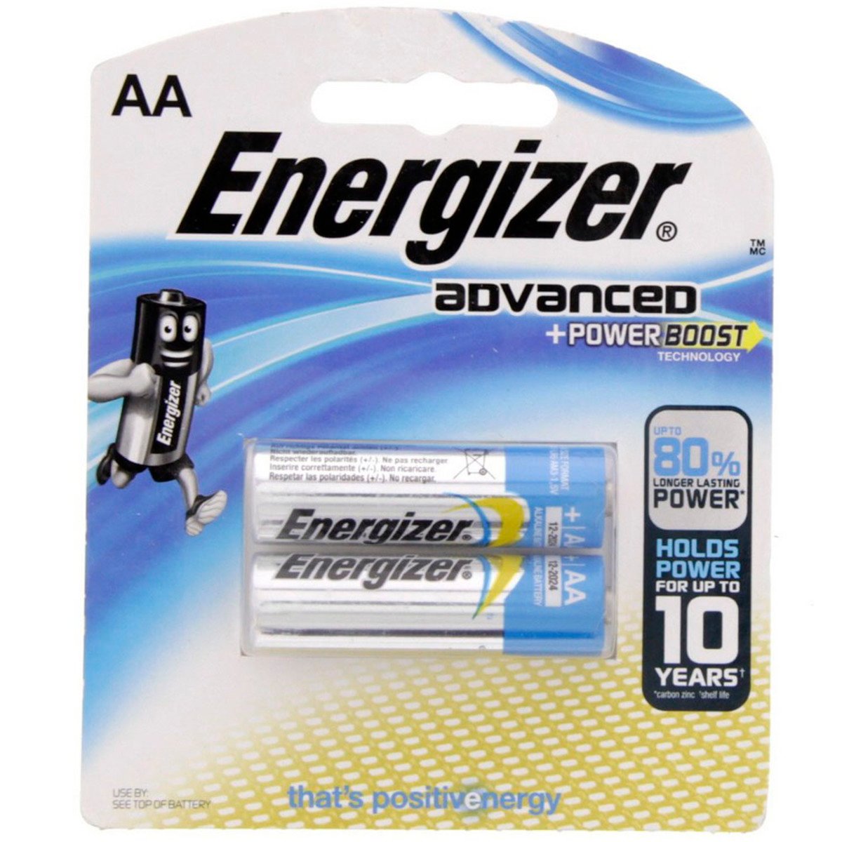Energizer Advanced +Power Boost AA Battery X91RP2