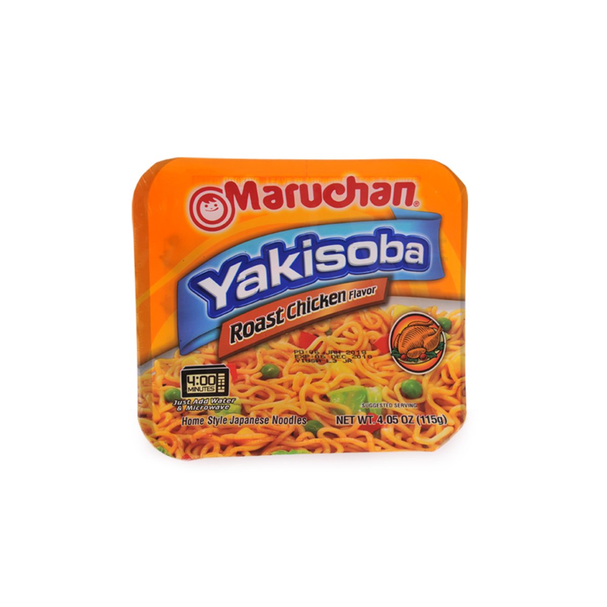 Maruchan Yakisoba Roast Chicken Flavor Japanese Noodles 115g