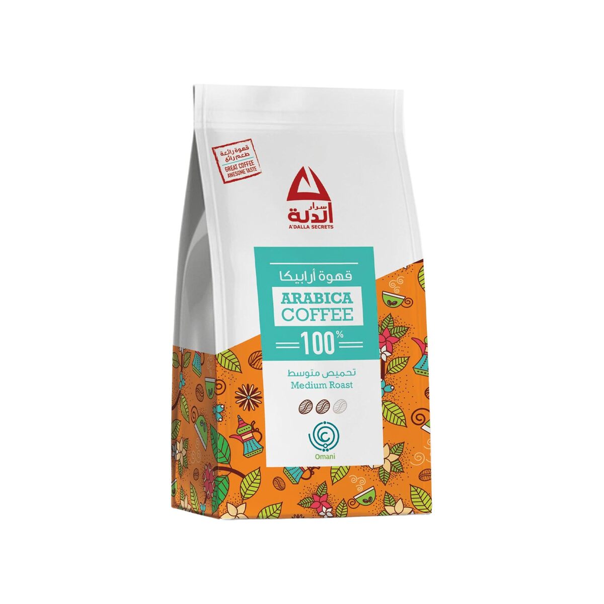 A'Dalla Secrets Arabica Medium Roast Coffee 500 g