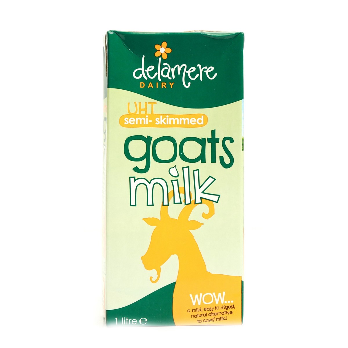 Delamere UHT Semi Skimmed Goats Milk 1Litre