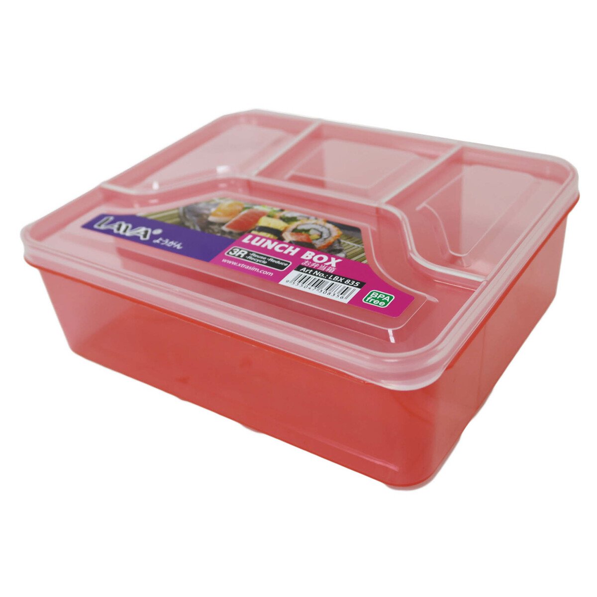 Lava Lunch Box 4-Compartment 2L Lbx835