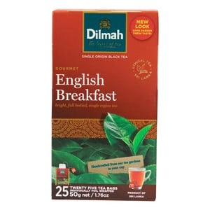 اشتري قم بشراء دلما شاي الإفطار الإنجليزي 25 كيس شاي Online at Best Price من الموقع - من لولو هايبر ماركت منتجات الترحيب بعودتكم في السعودية