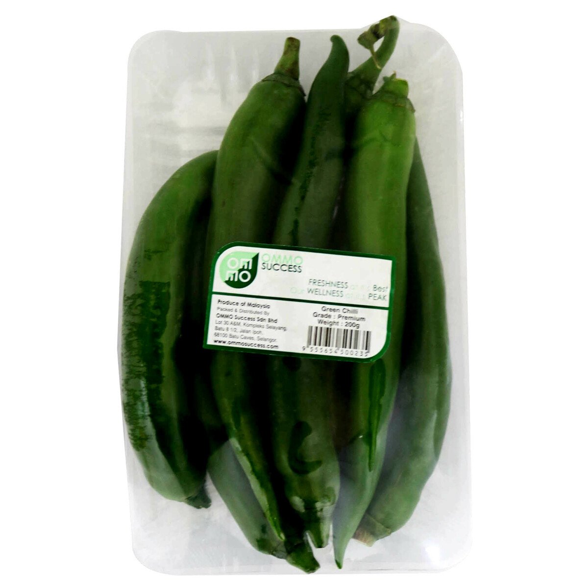 Green Chilli Packet 200g Approx. Weight