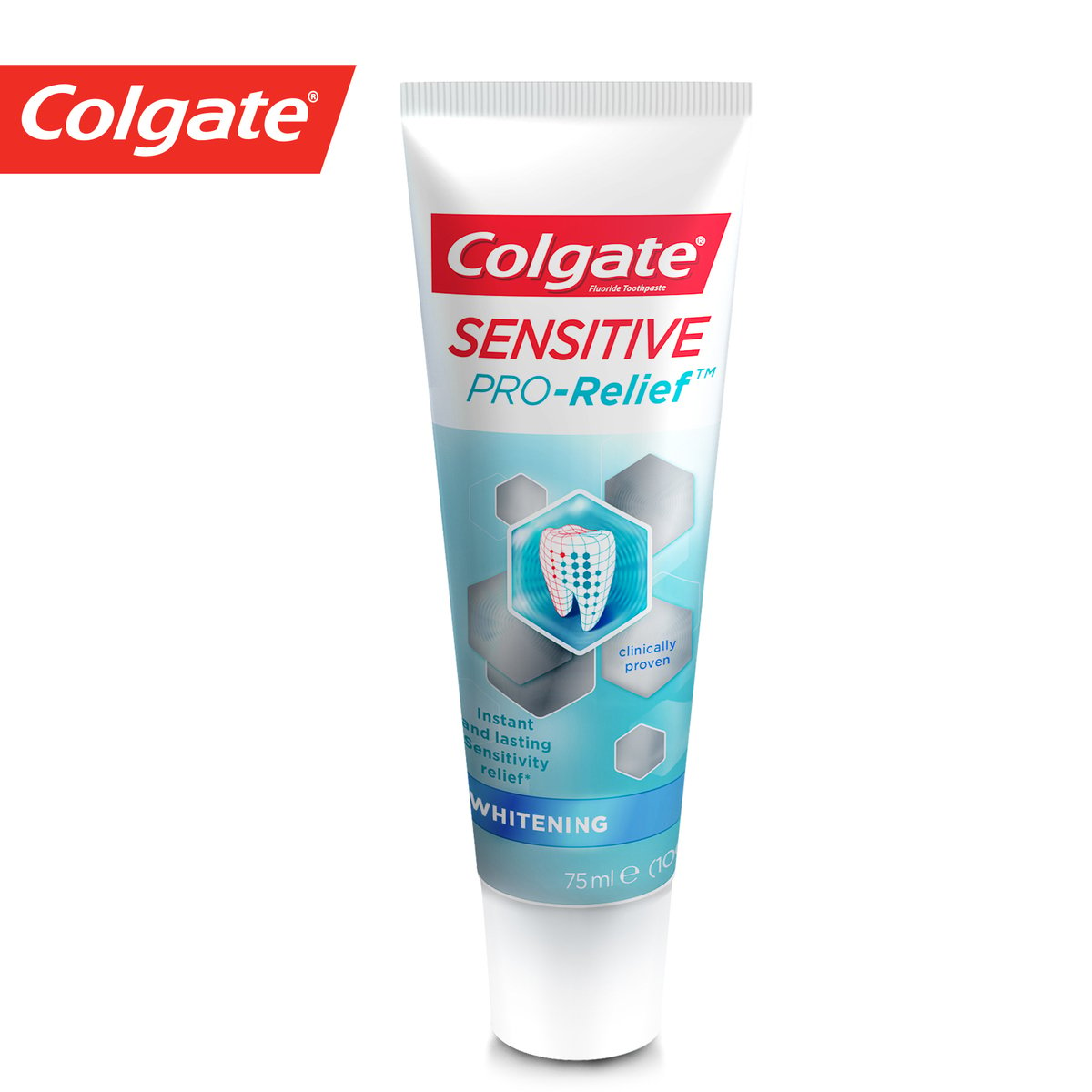 Colgate Fluoride Toothpaste Sensitive Pro-Relief Whitening 75ml