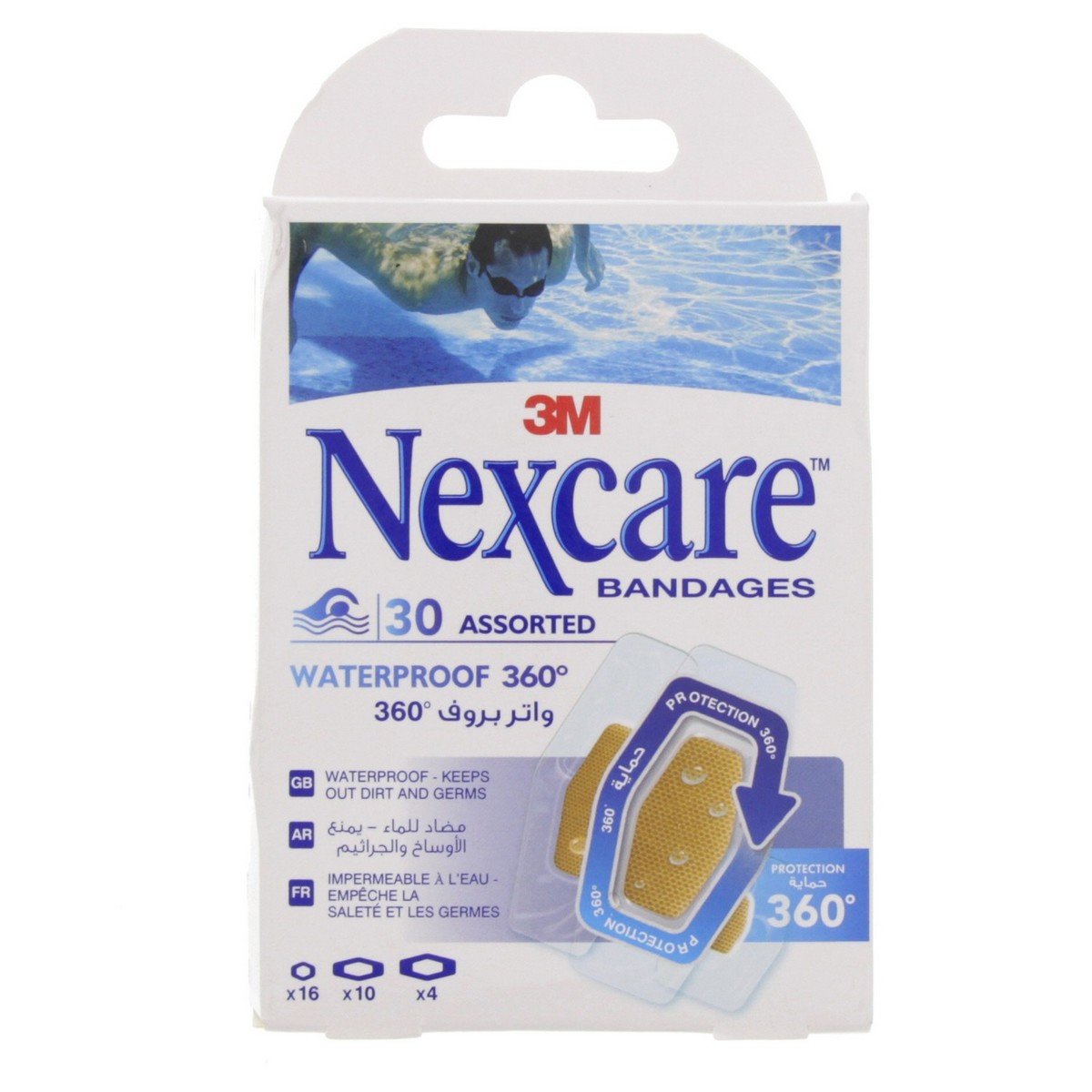 Nexcare Bandages Waterproof 30 pcs