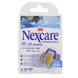 Nexcare Bandages Waterproof 30pcs