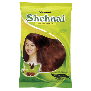 Vasmol Shehnai Plus Henna Powder Dark Brown 150g