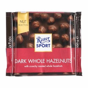 Ritter Sport  Dark Whole Hazelnuts 100g
