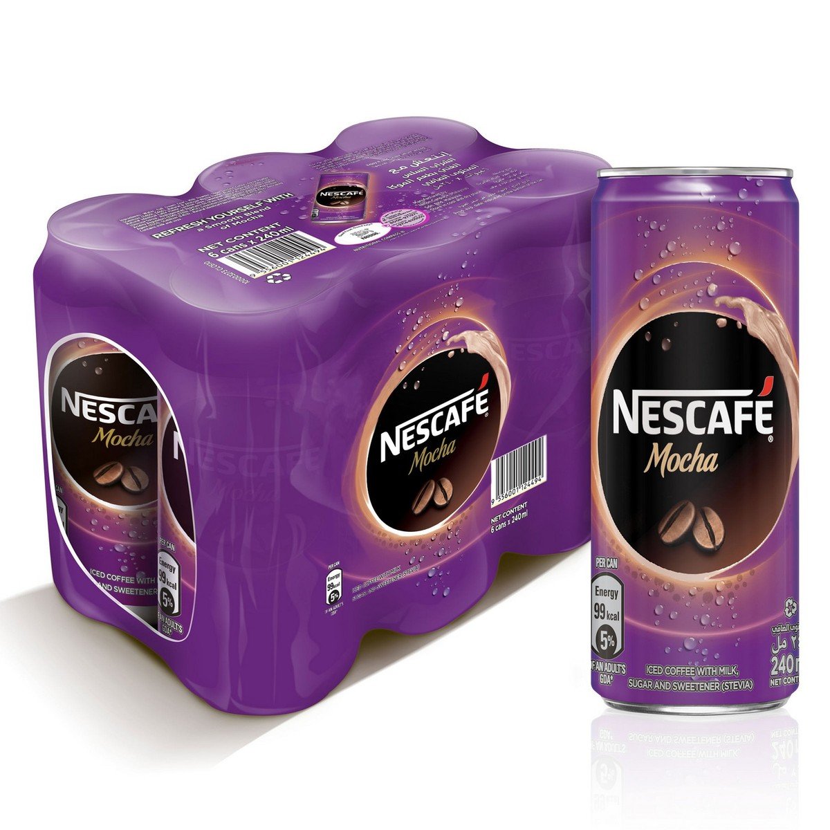 Nescafe Ready to Drink Mocha Coffee 6 x 240 ml
