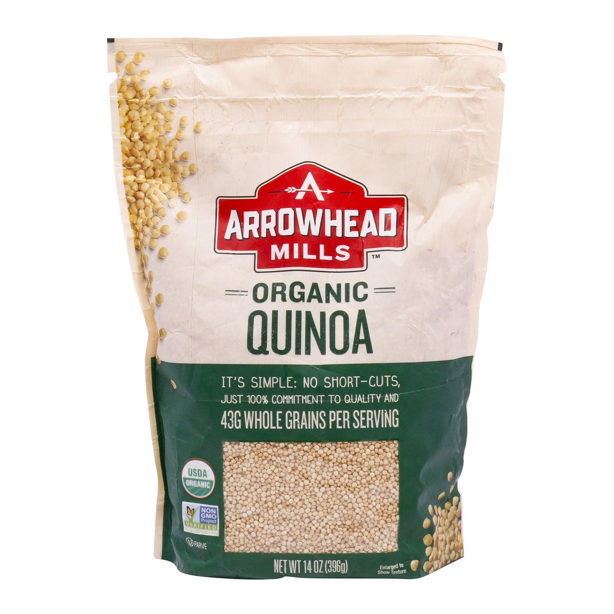Buy Arrowhead Mills Organic Quinoa Whole Grain 396g Online at Best Price | Pulses | Lulu KSA in Kuwait