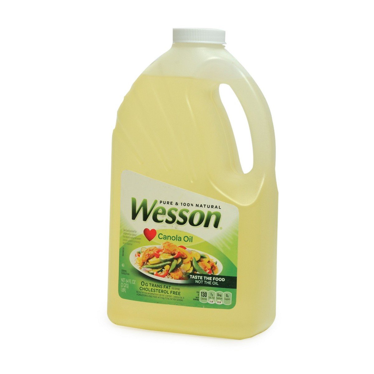 Wesson Pure & 100 Natural Canola Oil 1.89Litre