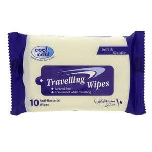 Cool & Cool Travelling Wipes Soft & Gentle 10pcs