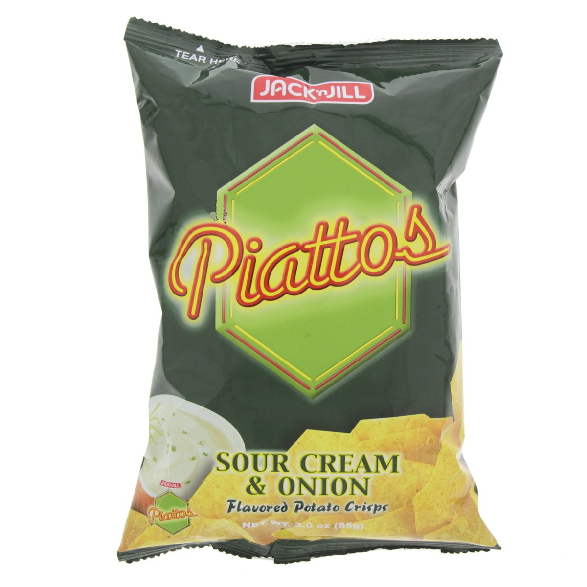 Jack N Jill Piattos Sour Cream & Onion 85 g