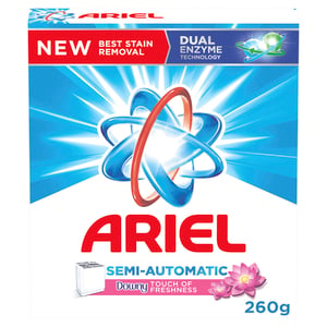 Ariel Powder Laundry Detergent Touch of Freshness Downy Original 260g