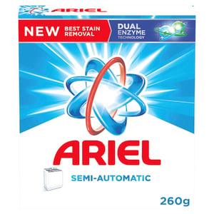 Buy Ariel Powder Laundry Detergent Original Scent 260g Online at Best Price | Washing Pwdr T.Load | Lulu KSA in Kuwait