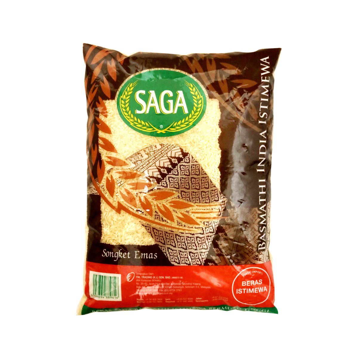 Saga Indian Basmathi Rice 5kg
