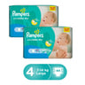 Pampers Active Baby-Dry, Size 4, Large, 7-14kg, Value Pack, 44 Count x 2pcs