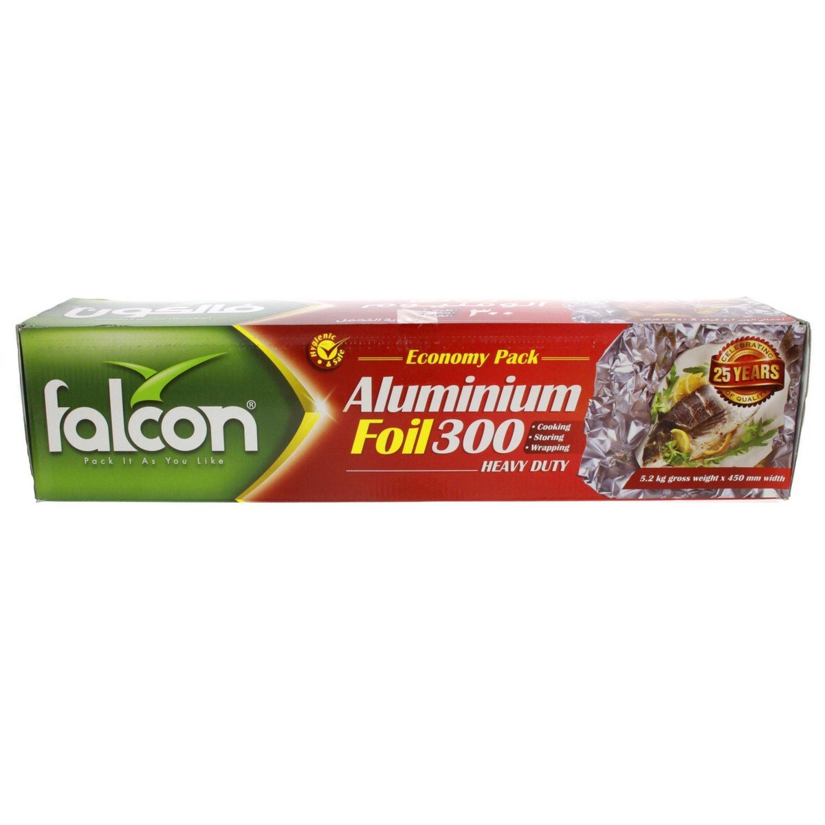 Buy Falcon Aluminum Foil Size 300mx45cm Online at Best Price | Aluminium Foil | Lulu UAE in UAE