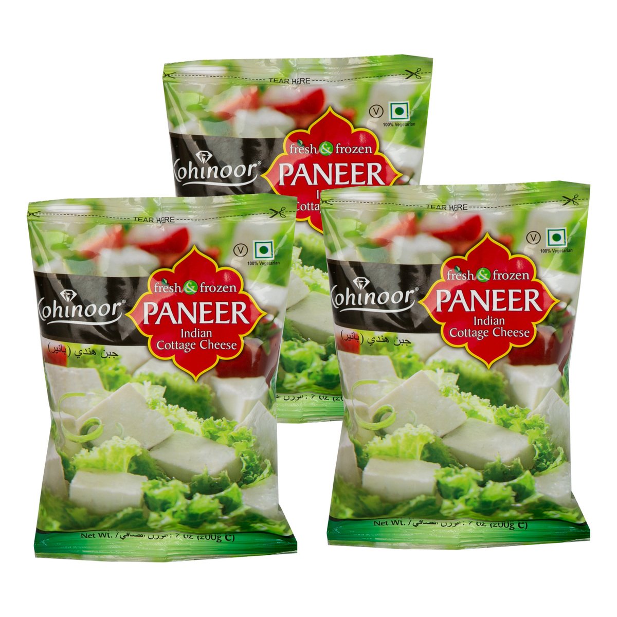 Kohinoor Frozen Paneer 3 x 200 g