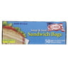 Classic Snap & Seal Sandwich Bags Size 16.5 x 14.9cm 50pcs