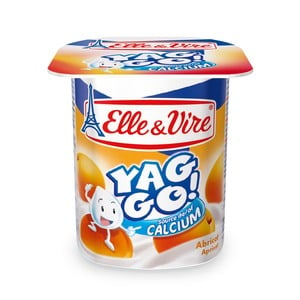 Elle & Vire Yaggo Fruit Yogurt Apricot 125g