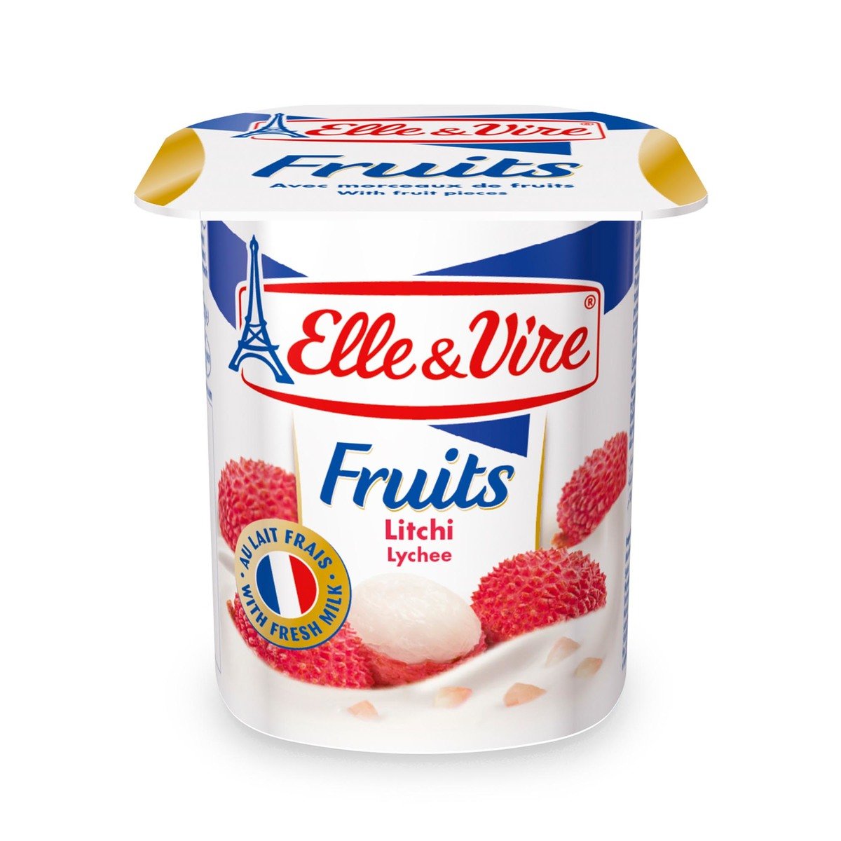 Elle & Vire Fruit Yoghurt Litchi 125 g
