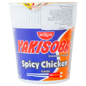 Nissin Yakisoba Noodles Spicy Chicken Flavor 77g