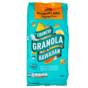Buy Morn Flake Hawaiian Crunchy Granola 500 g Online at Best Price | Oats | Lulu Kuwait in Kuwait