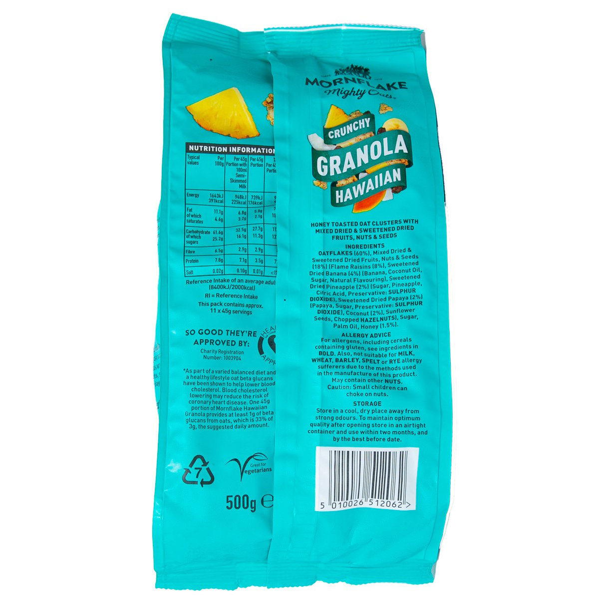 Morn Flake Hawaiian Crunchy Granola 500 g