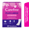 Carefree Panty Liners Plus Large Fresh Scent 48pcs