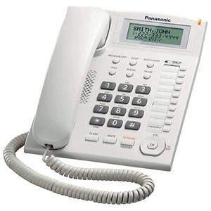 Panasonic Corded, Hand Free Speakerphone, White, KX-TS880MXW