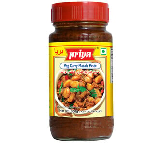 Priya Veg Curry Masala Paste 300g