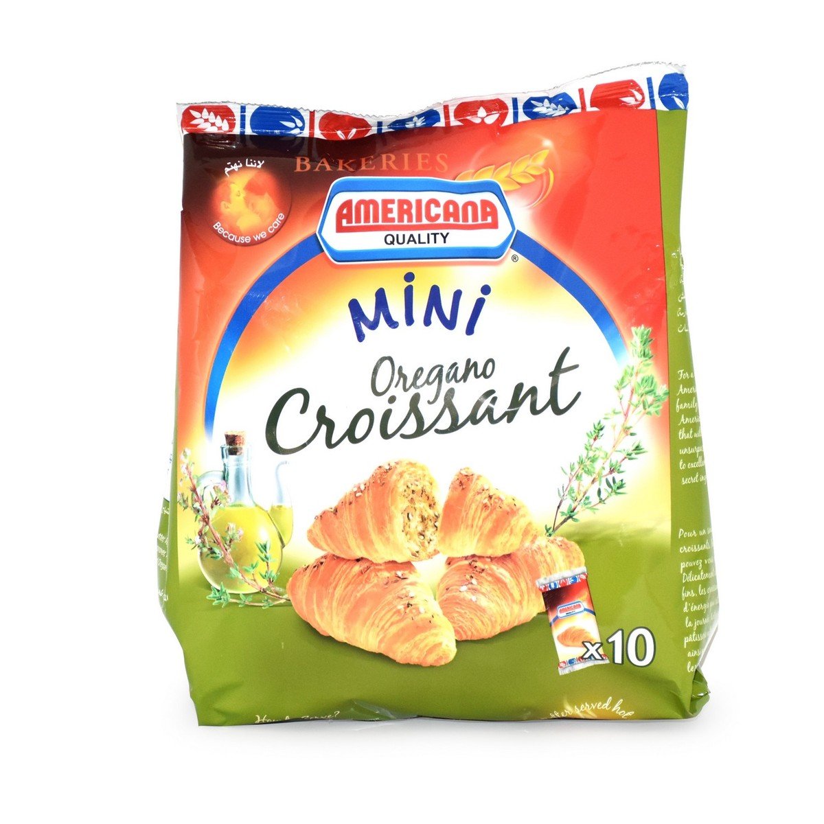 Americana Mini Croissant Oregano 10pcs