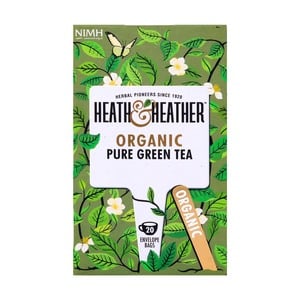 Buy Heath & Heather Organic Pure Green Tea 20pcs Online at Best Price | Green Tea | Lulu KSA in Kuwait