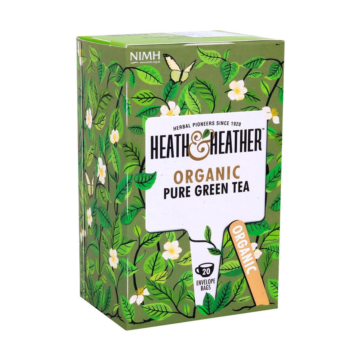 Heath & Heather Organic Pure Green Tea 20pcs