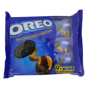 Oreo Peanut Butter & Chocolate Biscuits 9 x 28.5g